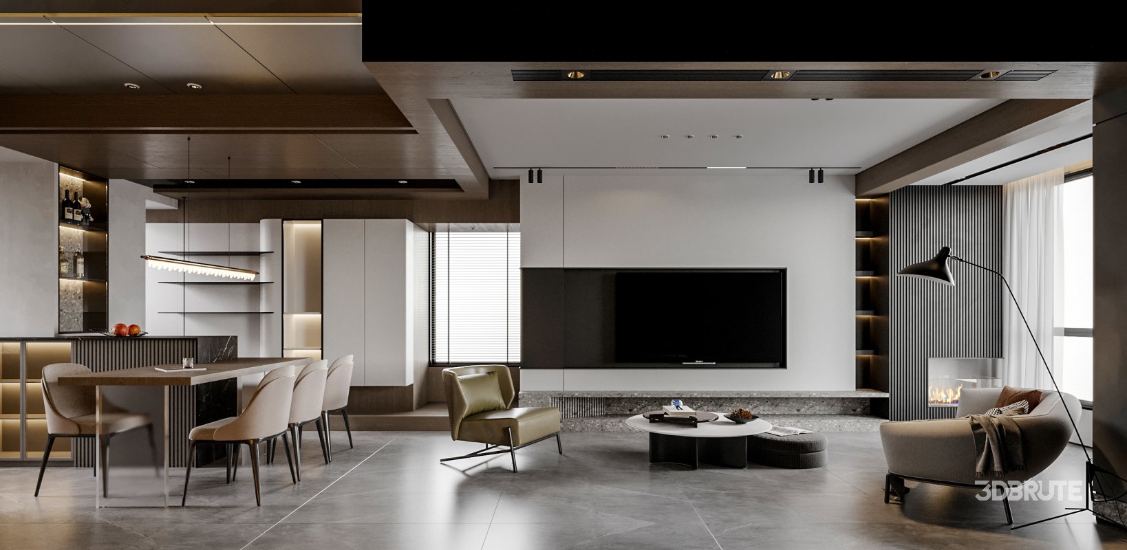 Living Room Dining Room Kitchen Bedroom Image 2