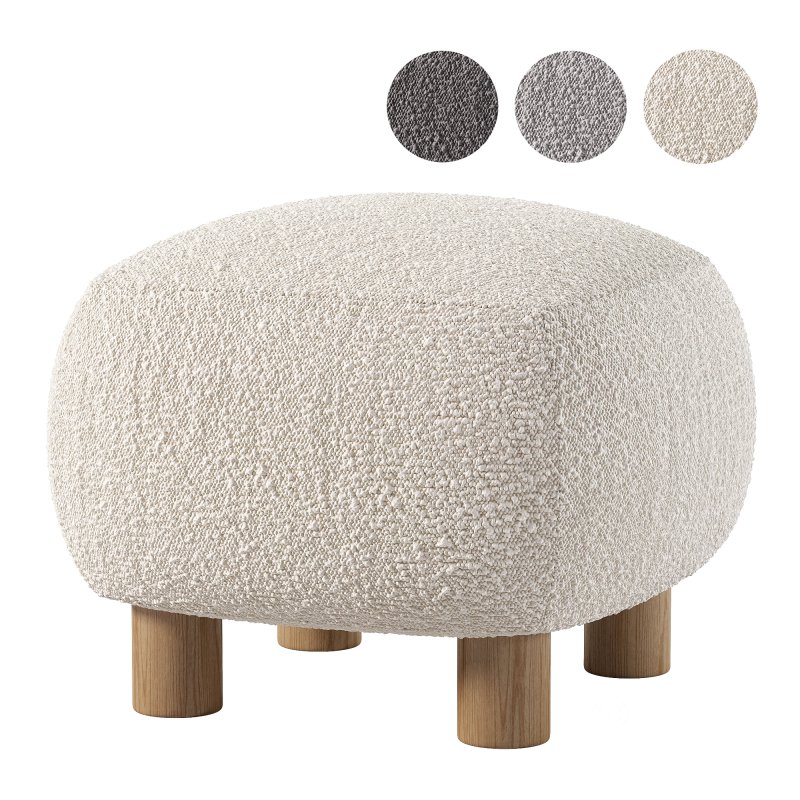 Pouf Londy Cozy Ivory Image 2