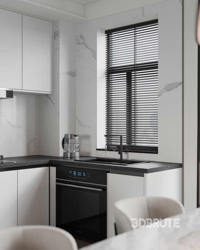 Living Room Dining Room Kitchen Image 6