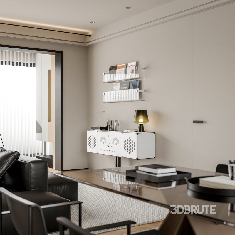 Living Room Dining Room Kitchen Image 4