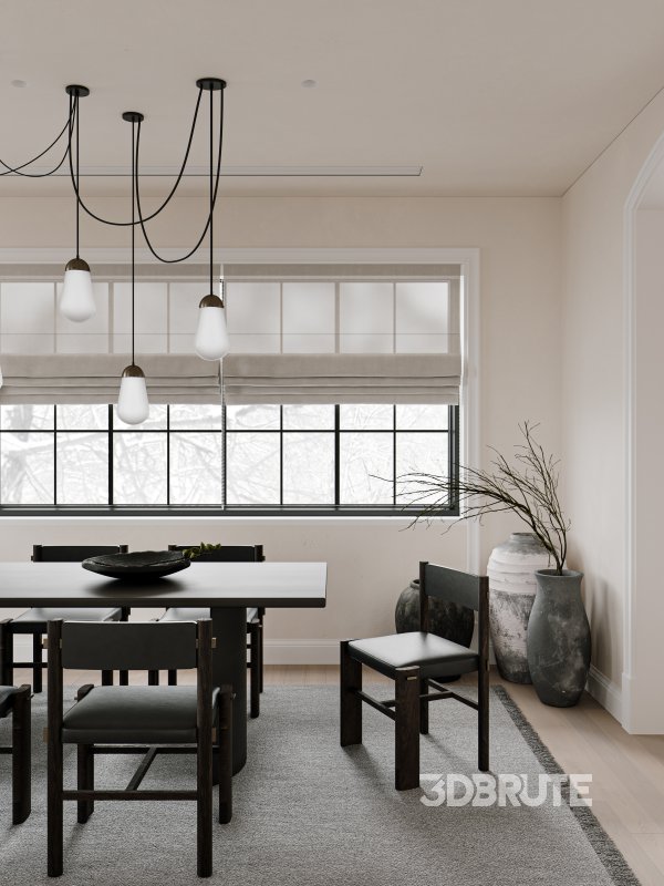 Living Room Dining Room Kitchen Image 23