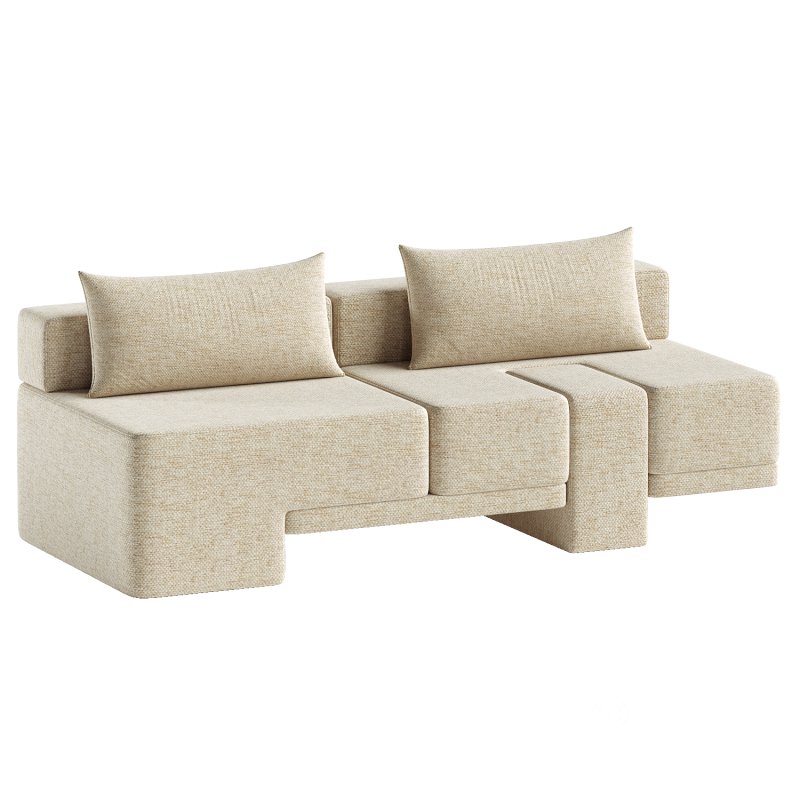 Sarsen Armless Sofa Image 2