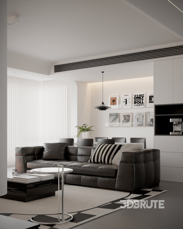 Living Room Dining Room Bedroom Image 5