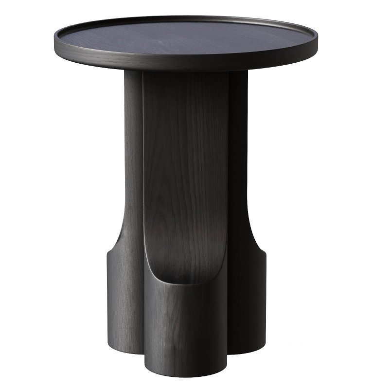 Solid walnut end table Image 2