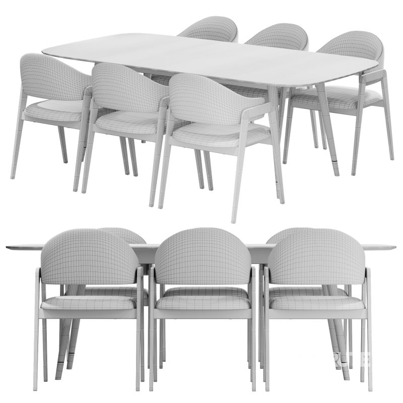 Dining set 04 Image 3