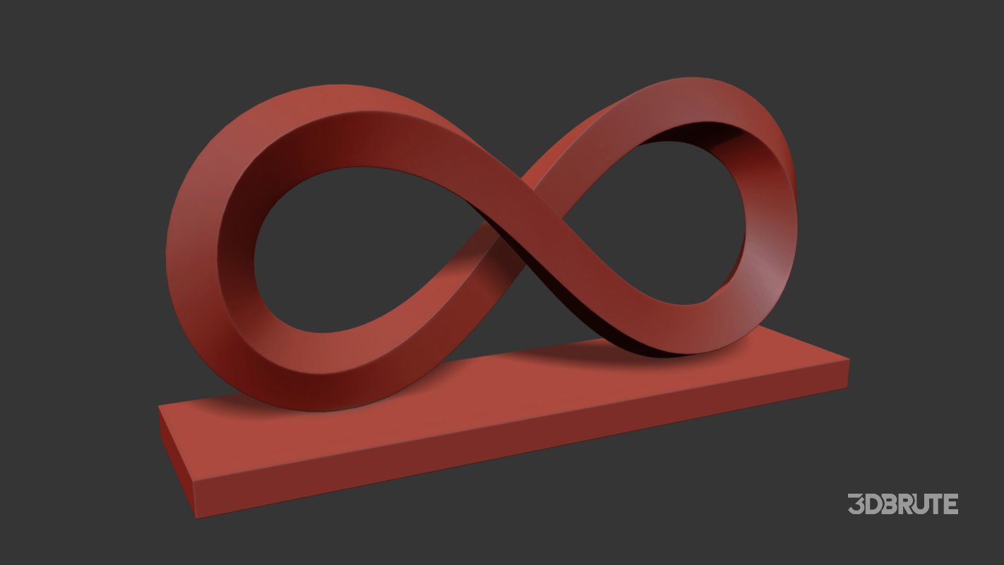 Abstract sculpture Infinity Mobius Image 7