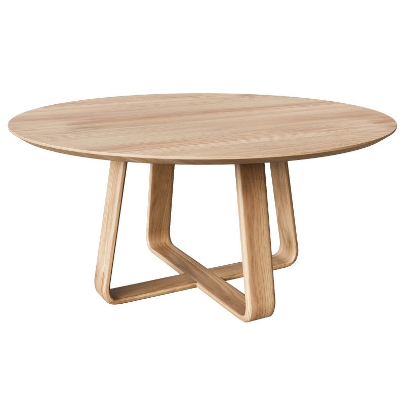Russo Round Dining Table 160cm – Oak Image 5