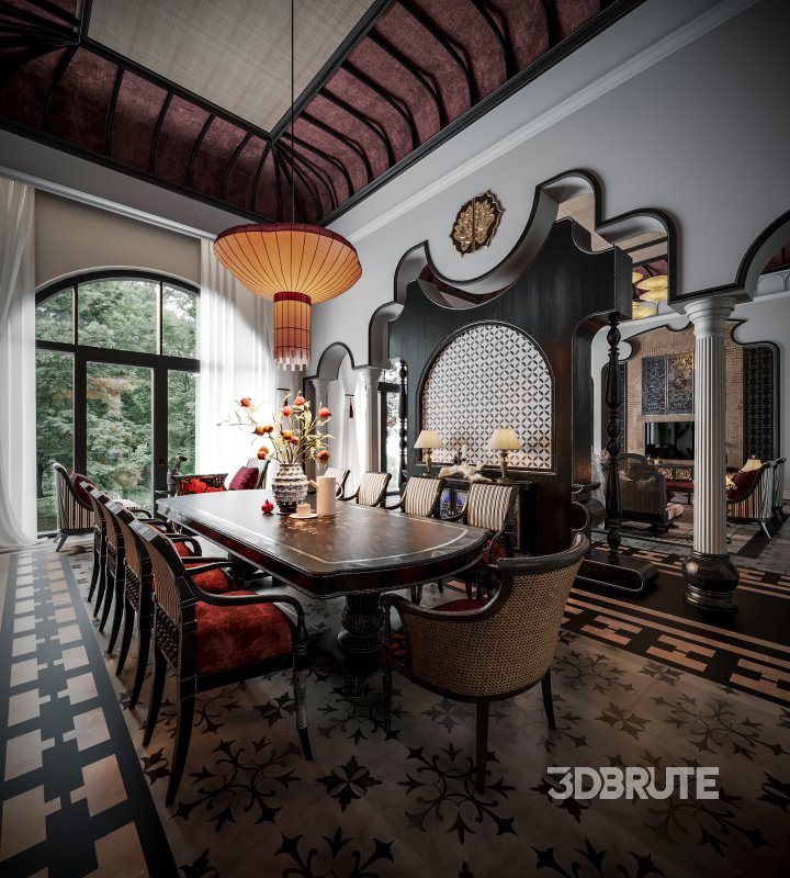 Living Room Dining Room Kitchen Image 4