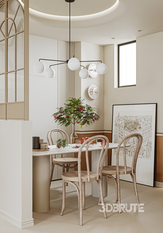 Living Room Dining Room Kitchen Image 8