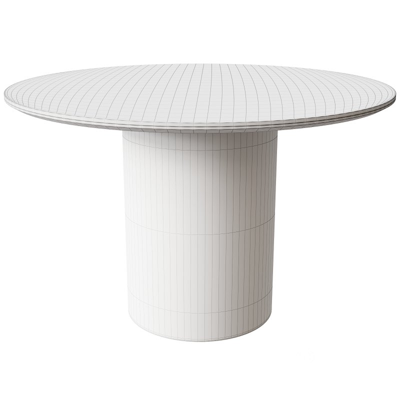 Tamara Marble Ceramic Round Dinette Table Image 3