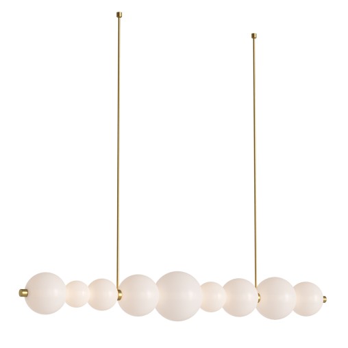 Céleste Satin H Chandelier by HOLLY HUNT