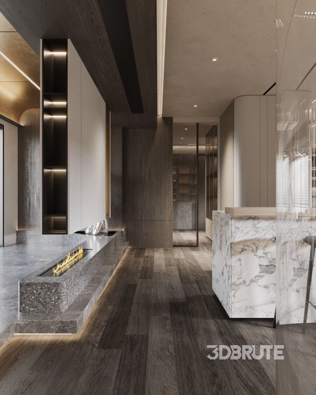 Living Room Dining Room Hallway Image 5