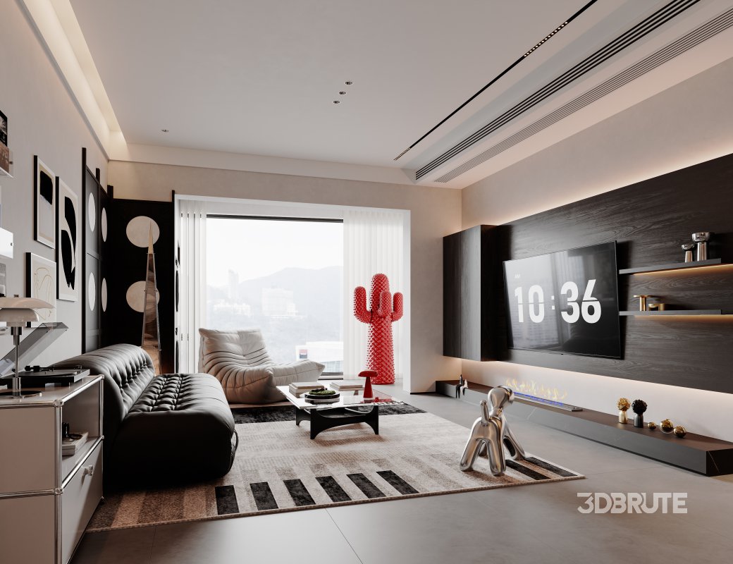 Living Room Dining Room Bedroom Image 10