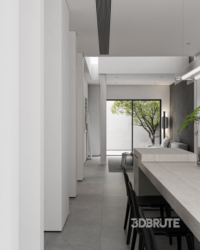 Living Room Dining Room Hallway Image 8