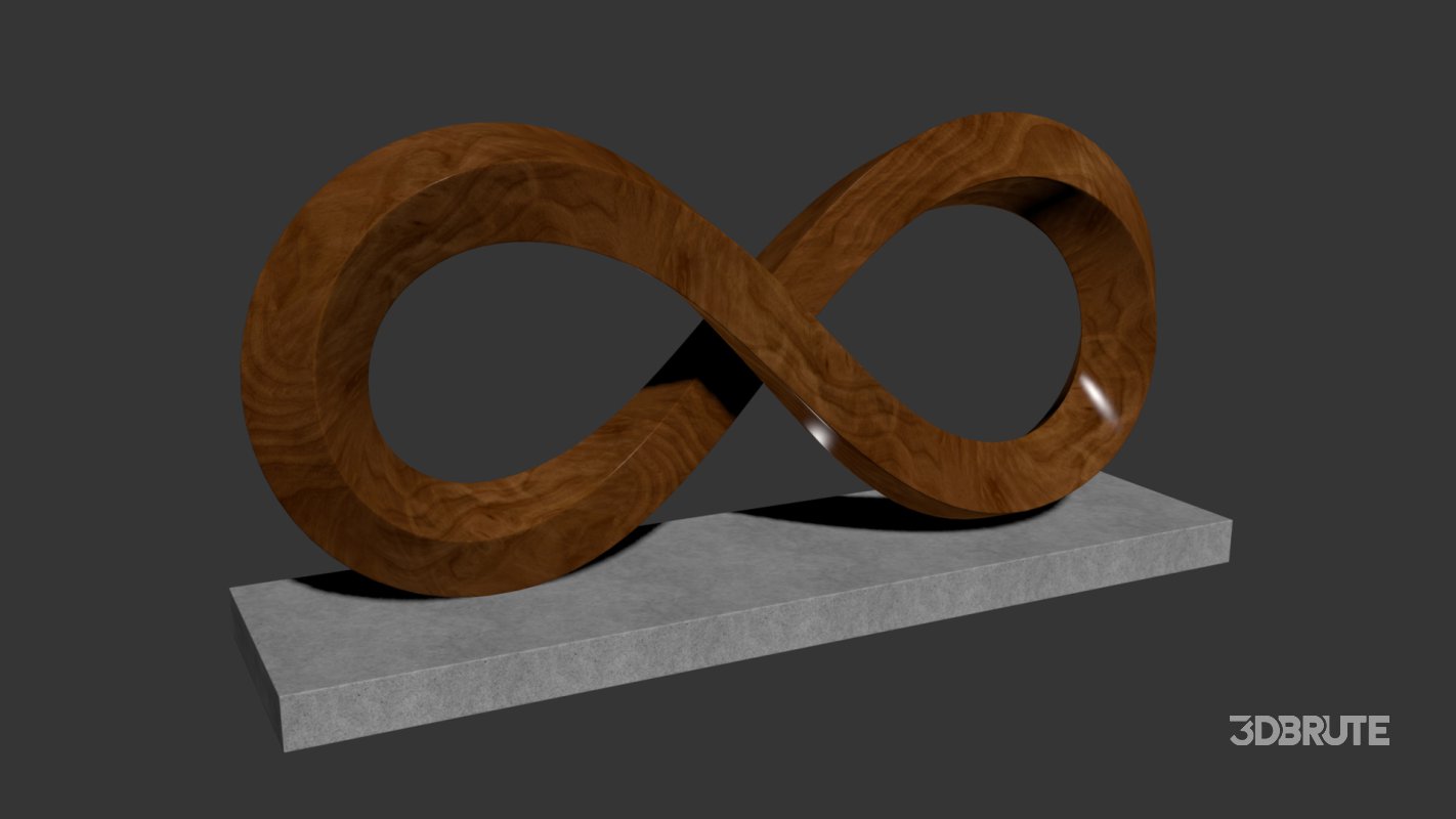 Abstract sculpture Infinity Mobius Image 6