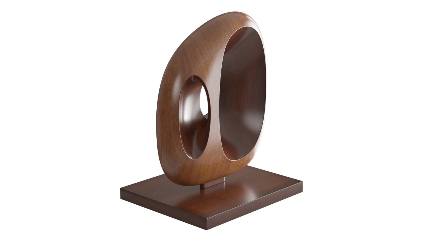 Abstract sculpture by Barbara Hepworth Image 2