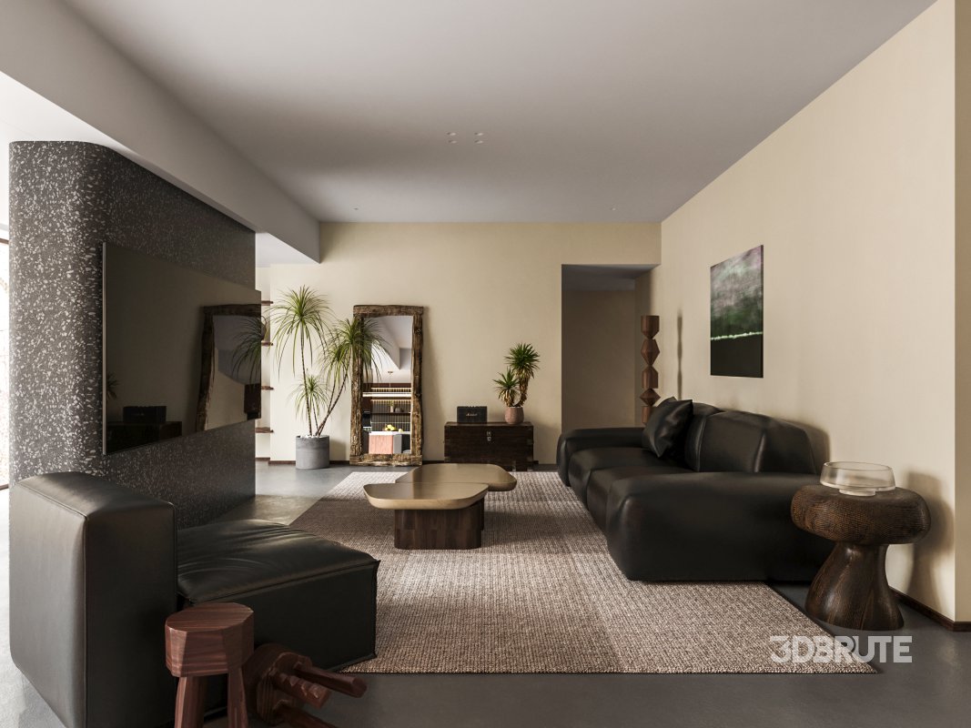 Living Room Dining Room Kitchen Image 3