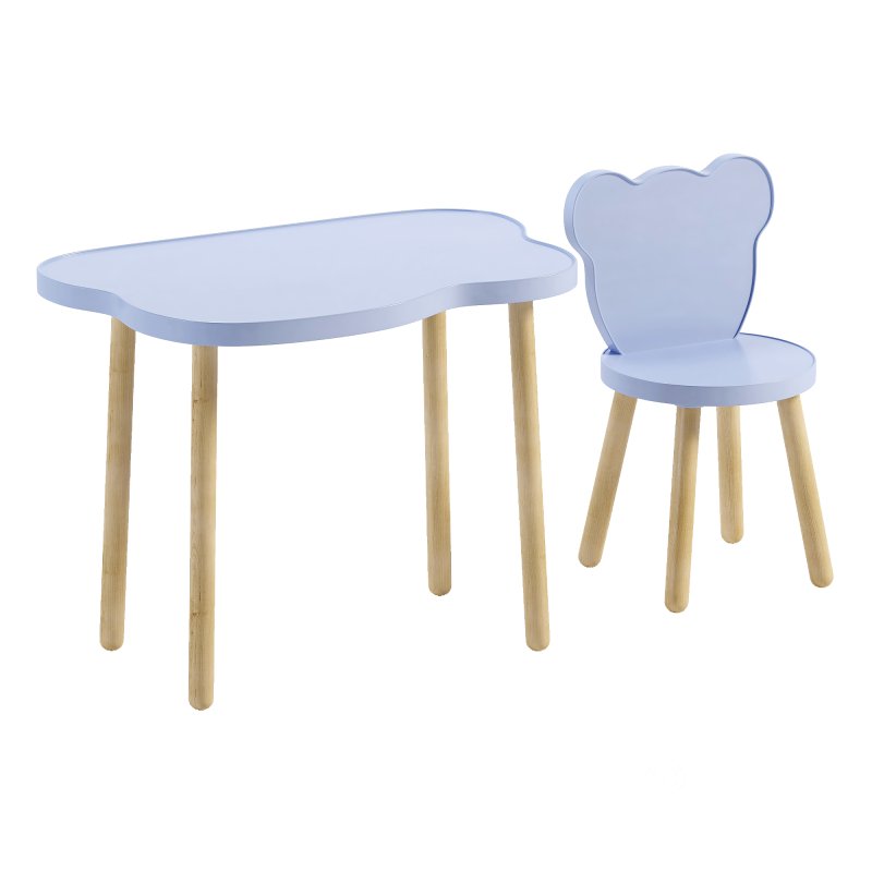 Table and chair childrens set Image 7