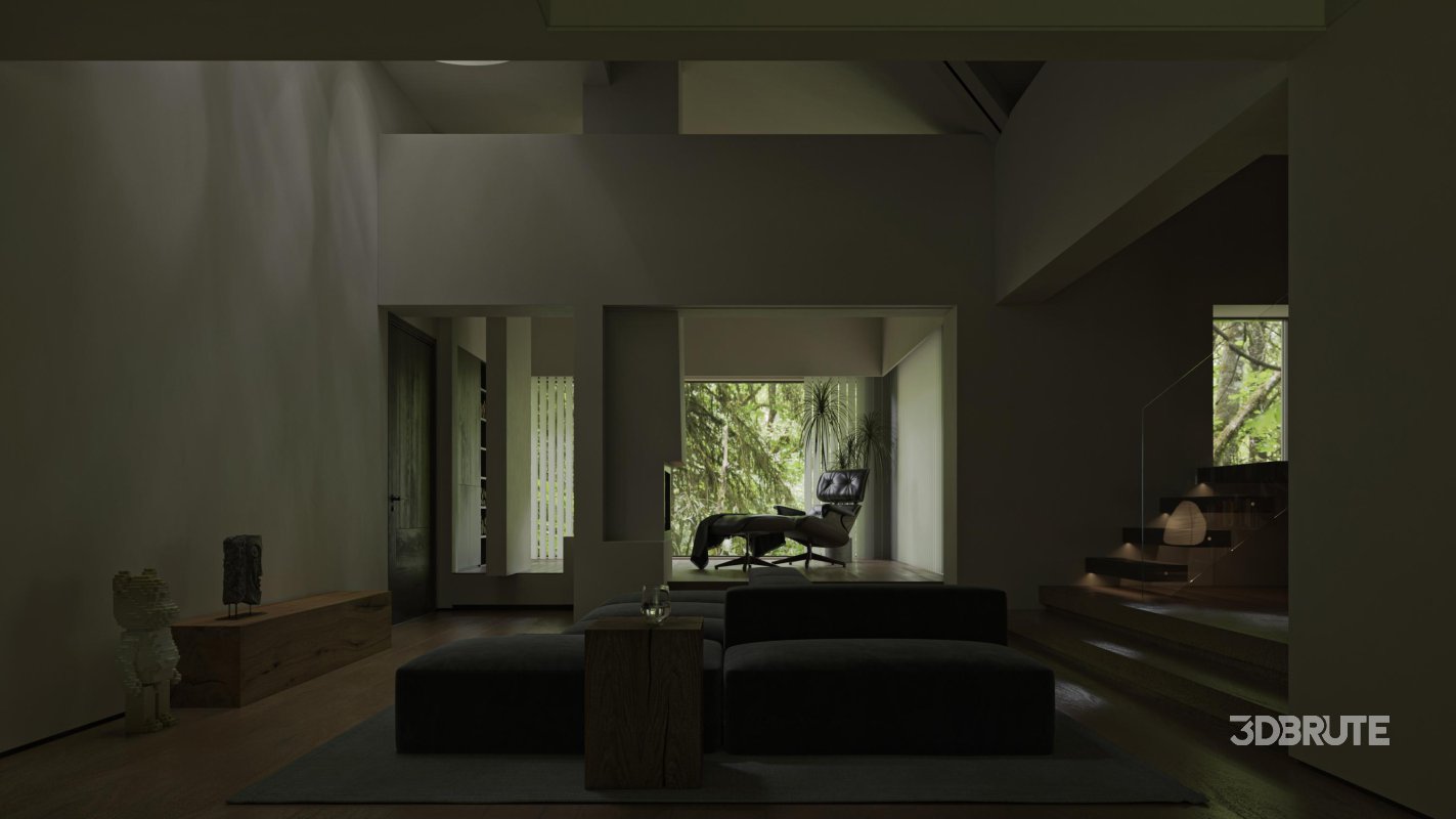 Living Room Dining Room Kitchen Image 9