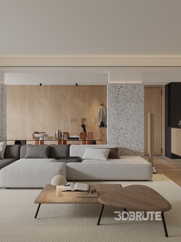 Living Room Dining Room Kitchen Image 9