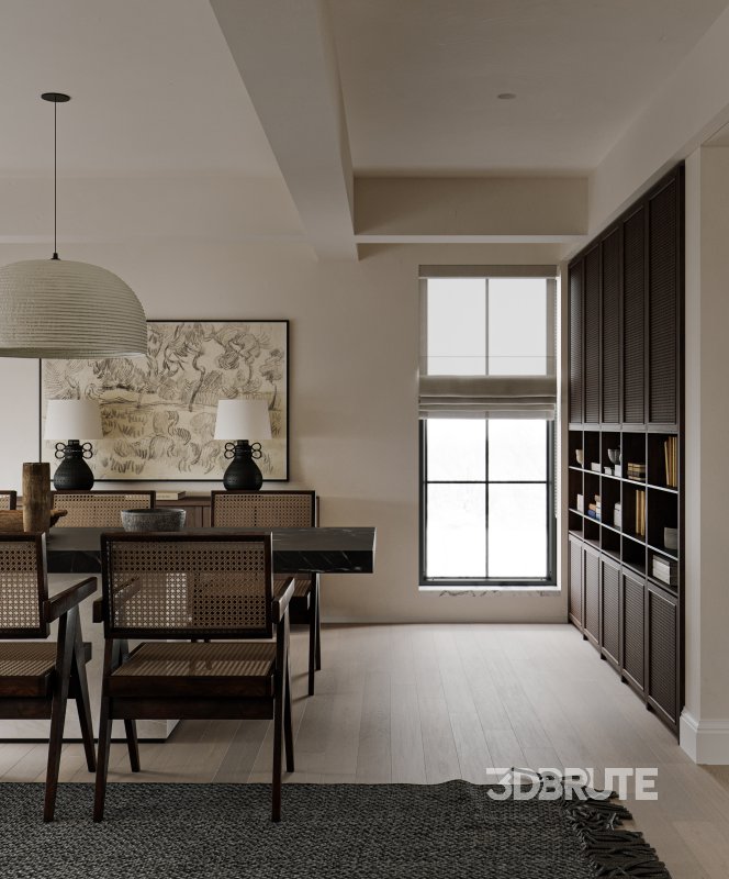 Living Room Dining Room Kitchen Image 19