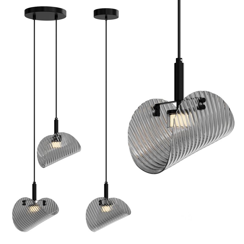 Curved Striped Glass Led Image 5