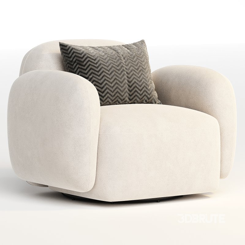 Giddings Swivel Chair, Knoll Camel Image 3
