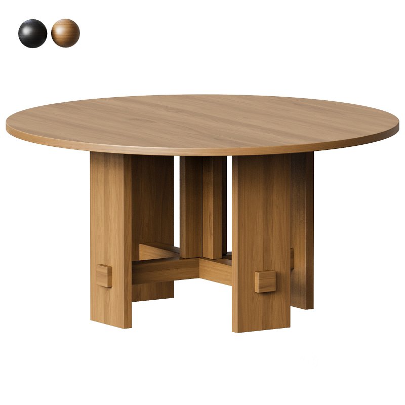 Campos Round Dining Table Image 5