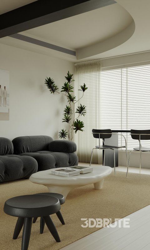 Living Room Dining Room Bedroom Image 2