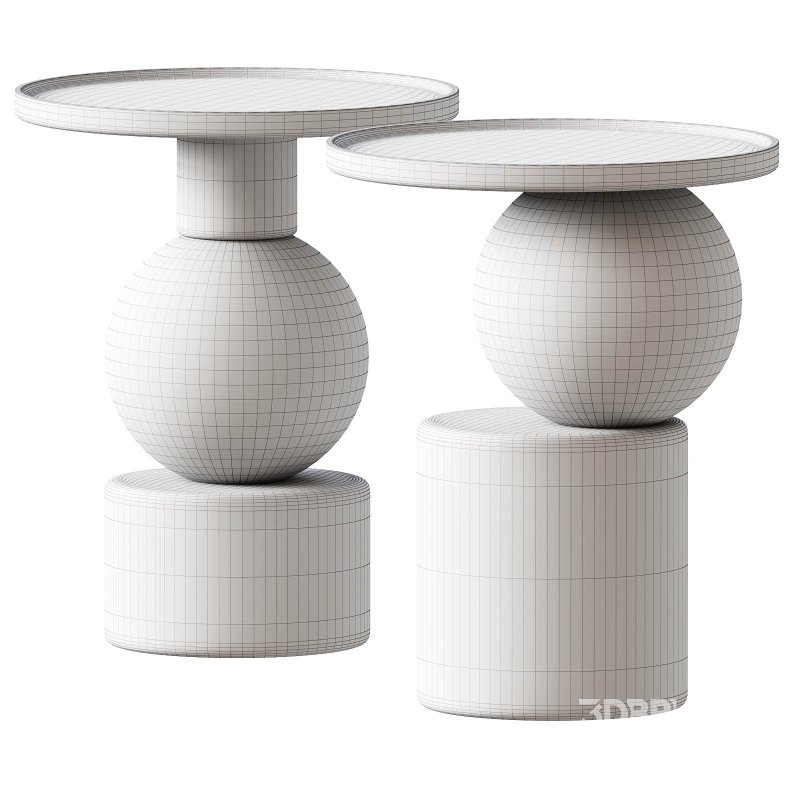 Solid walnut end table, Stigido Image 3