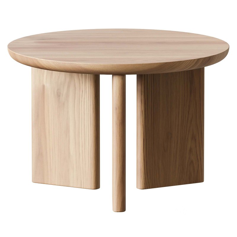 KWOKING Contemporary Solid Wood Coffee Table Image 1