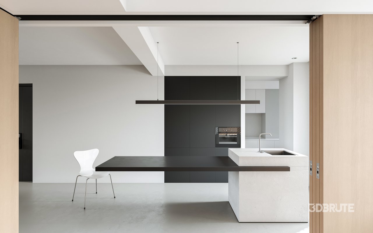 Living Room Dining Room Kitchen Image 6