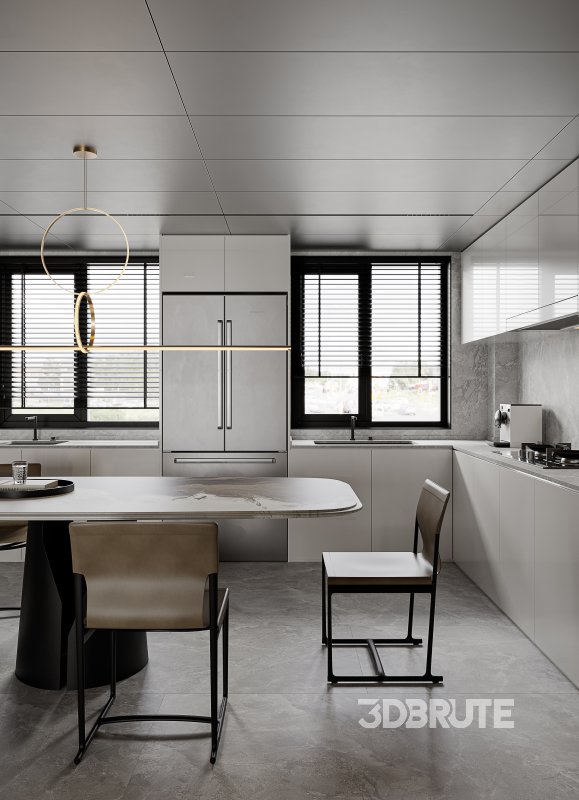 Living Room Dining Room Kitchen Image 13