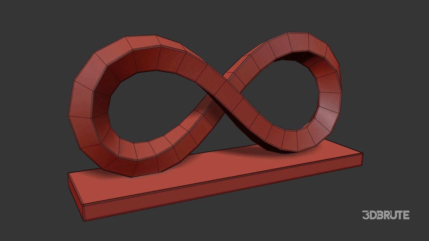 Abstract sculpture Infinity Mobius Image 8