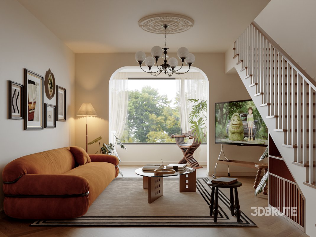 Living Room Dining Room Bedroom Image 4