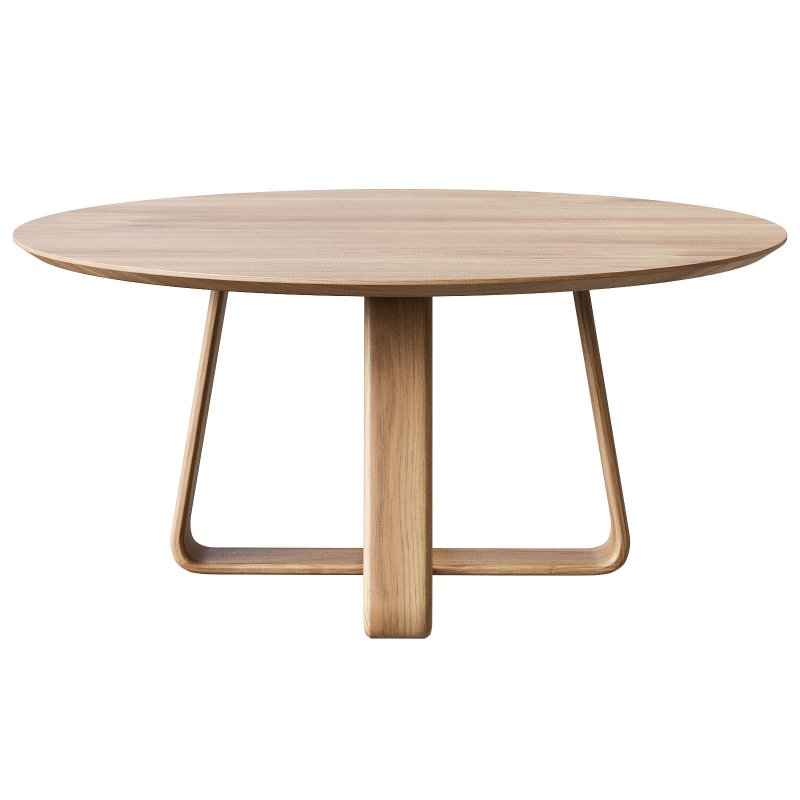 Russo Round Dining Table 160cm – Oak Image 3