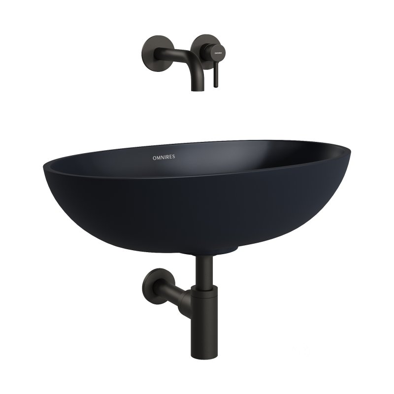 SHELL Countertop Basin and Y Basin Mixer by OMNIRES Image 4