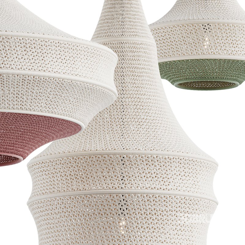 Crochet Pendant Lamp by Hamimi Design Image 8