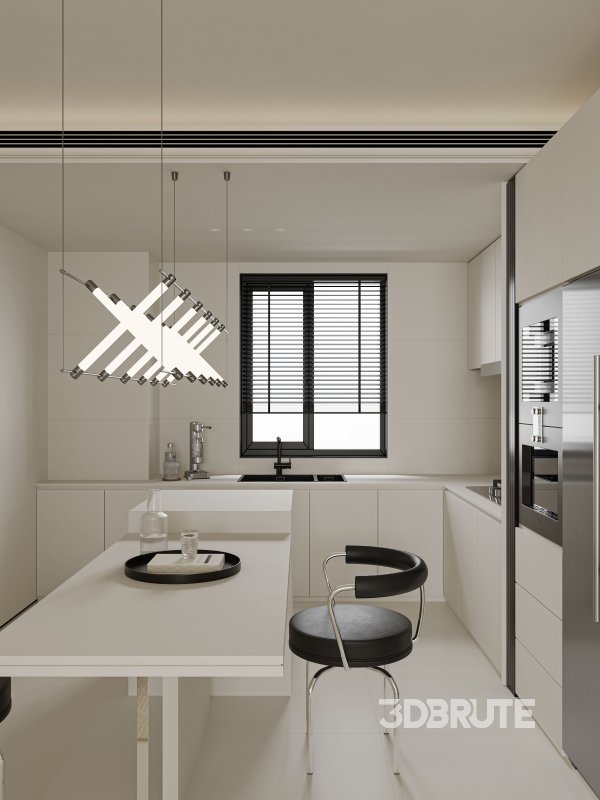 Living Room Dining Room Kitchen Image 1