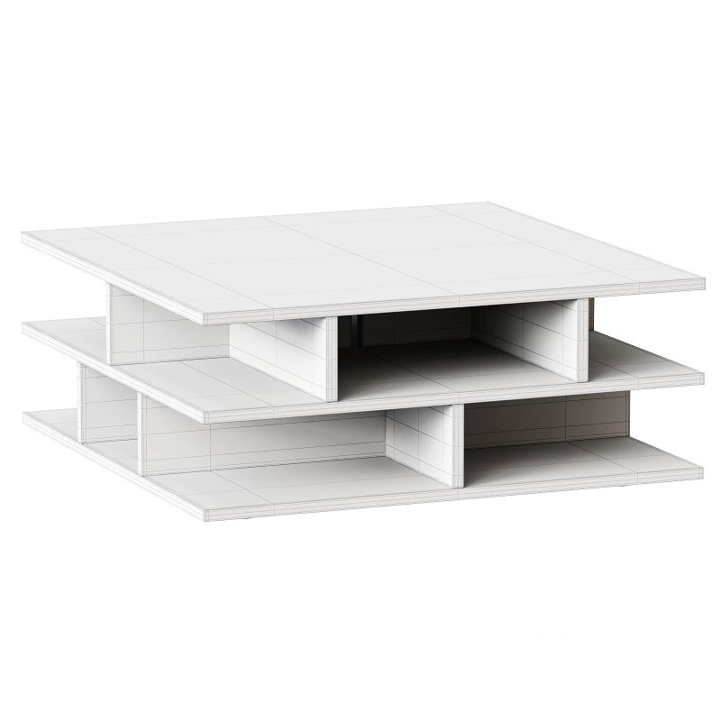Mille-Feuille Coffee Table Black Image 4