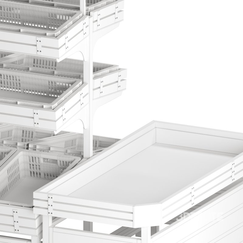 Shelves for Vegetables And Fruits Set 01 by Highbright Retail Solutions Image 4