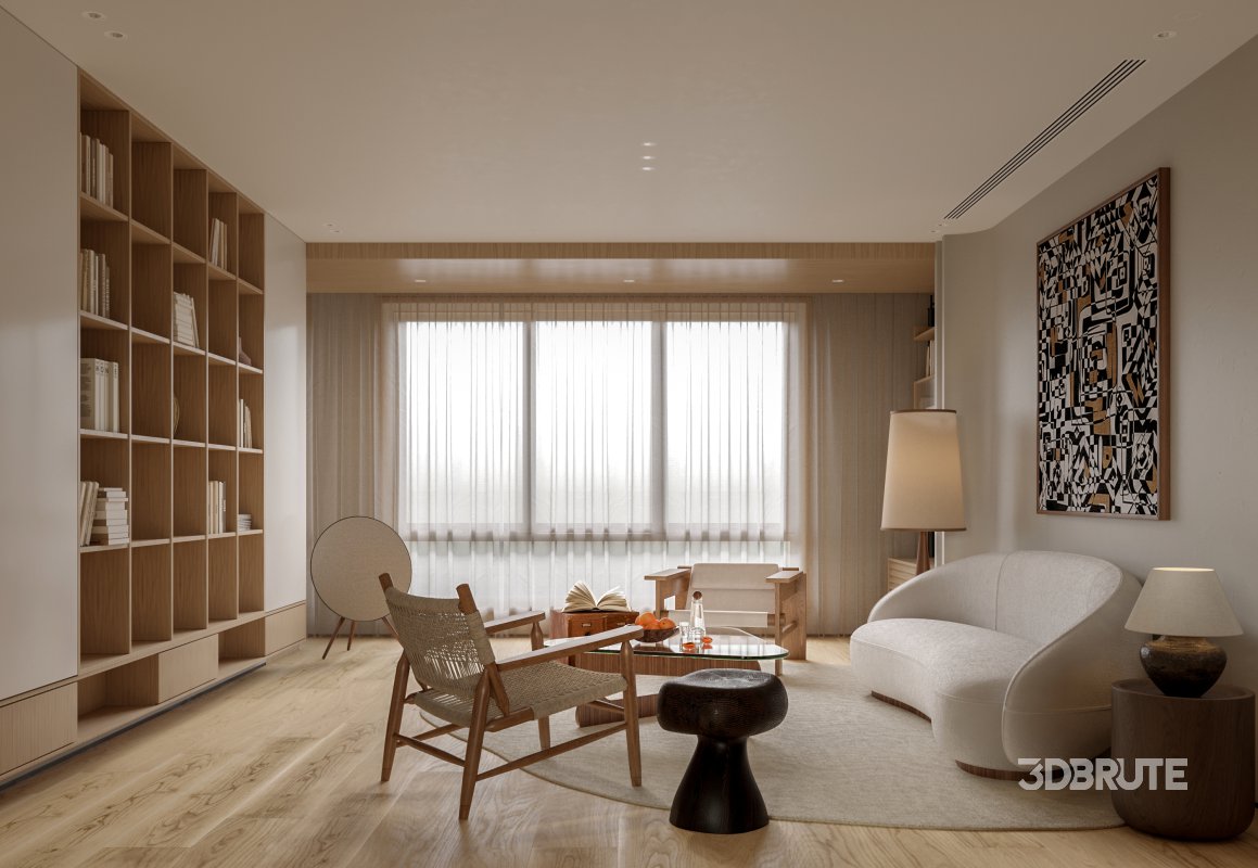 Living Room Dining Room Kitchen Office Image 5