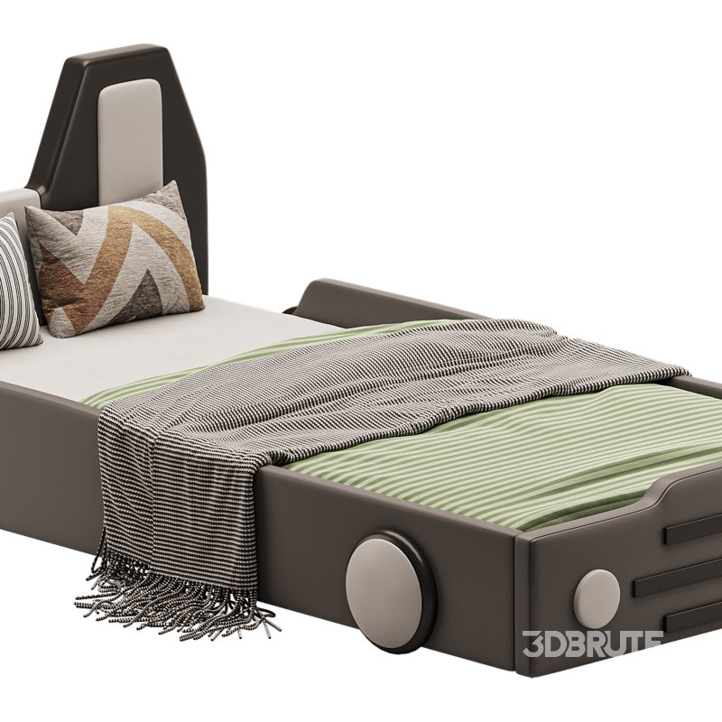 Twin Size Race Car Image 12