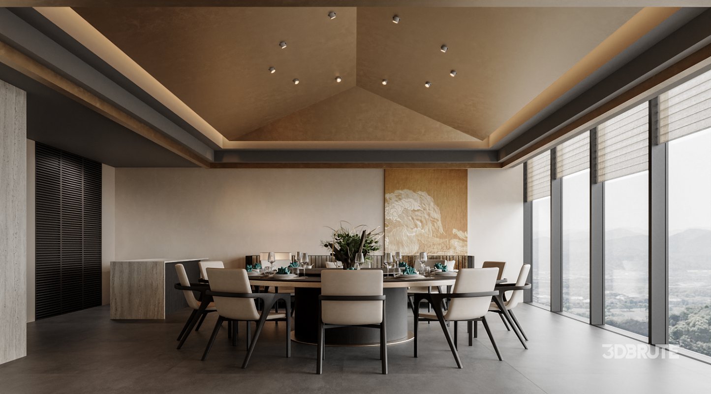 Hotel reception restaurant tea room Image 8