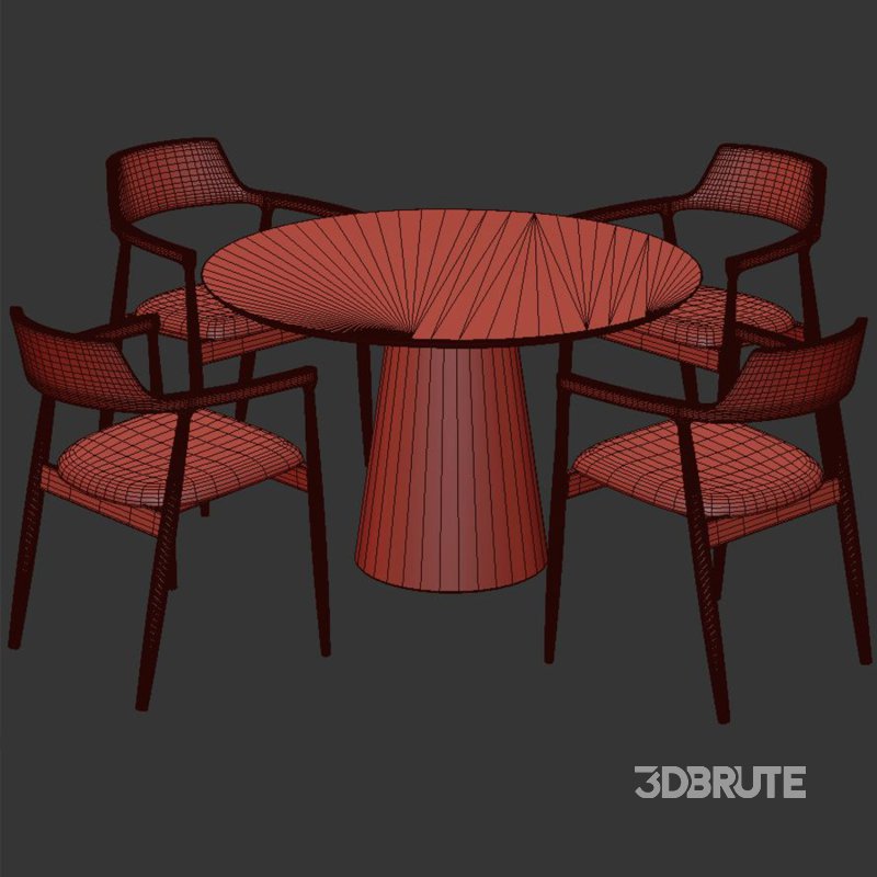 Dinning chair and table224 Image 2