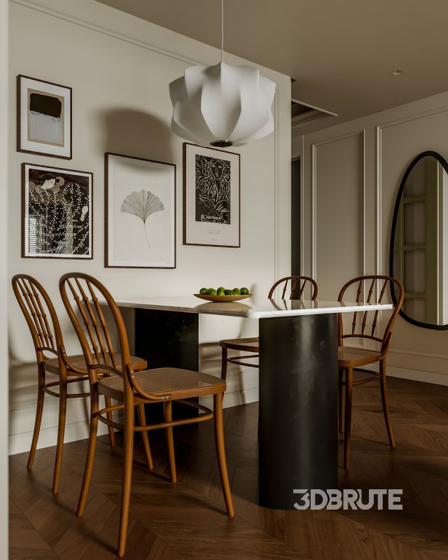 Living Room Dining Room Kitchen Image 4