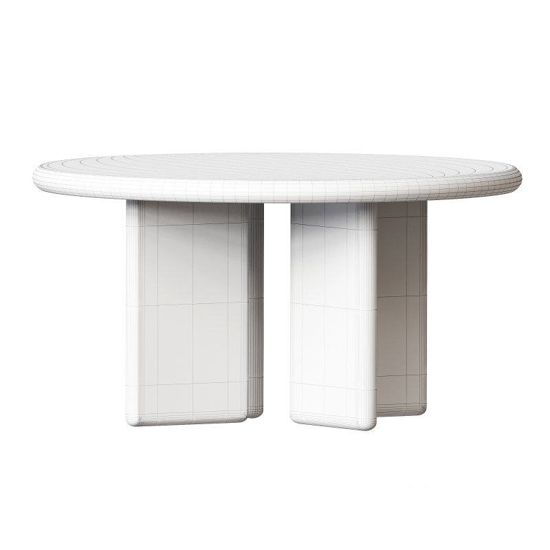 Chunky Round Table Image 4