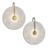 Frosted White Marble LED Wall light - Thumbnail 1