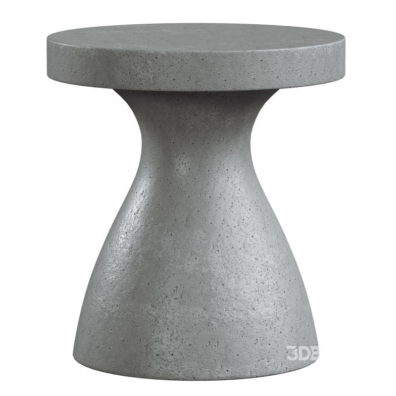 Dodger Concrete Outdoor Side Table Image 2