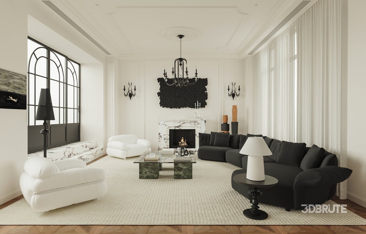 Living Room Dining Room Kitchen Image 4